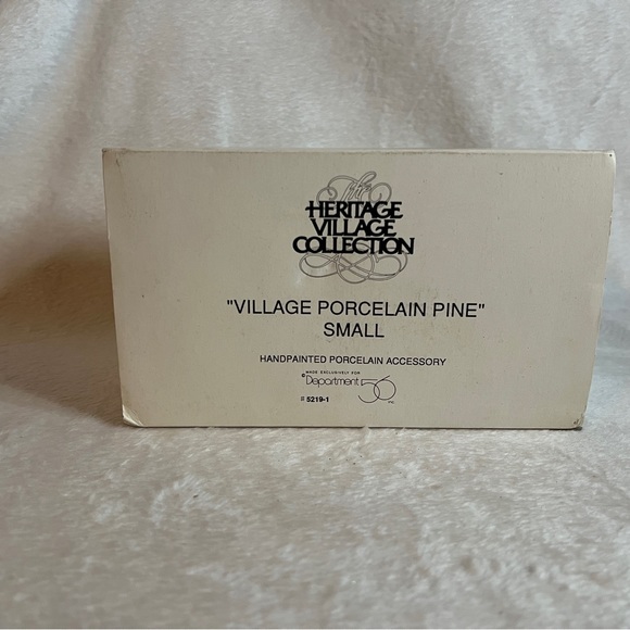 Department 56 Village Porcelain Pine Small - Picture 3 of 5